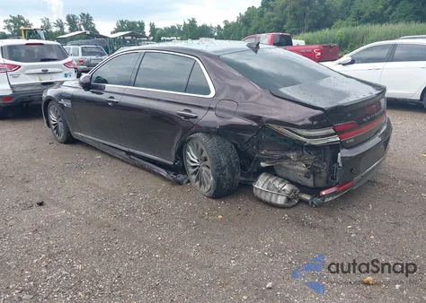 2020 Genesis G90 3.3T Premium Awd z USA, uszkodzony, nr VIN KMTF34PA1LU076087